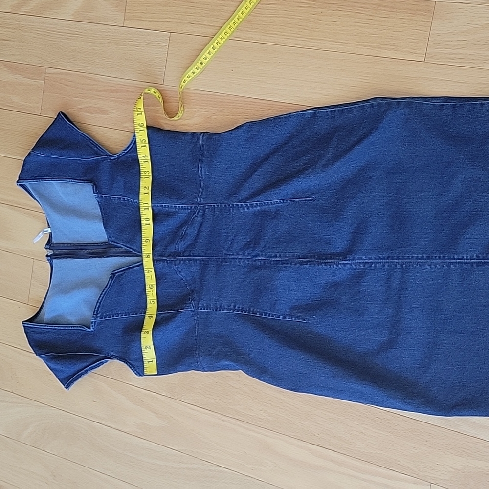 Free People Lia Denim Mini Dress - Picture 11 of 15